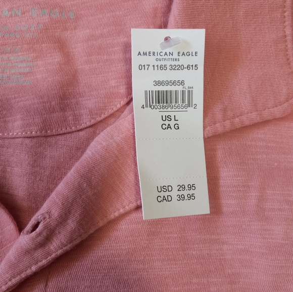 Men's American Eagle Polo Shirt - Picture 3 of 4